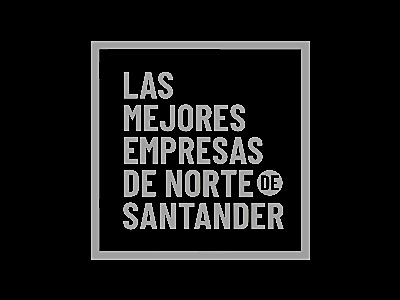 Las Mejores Empresas de Norte de Santander a magazine logo in black and white