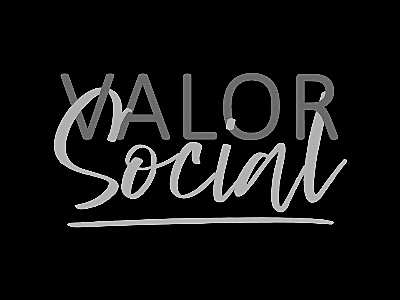 Valor Social logo in black and white