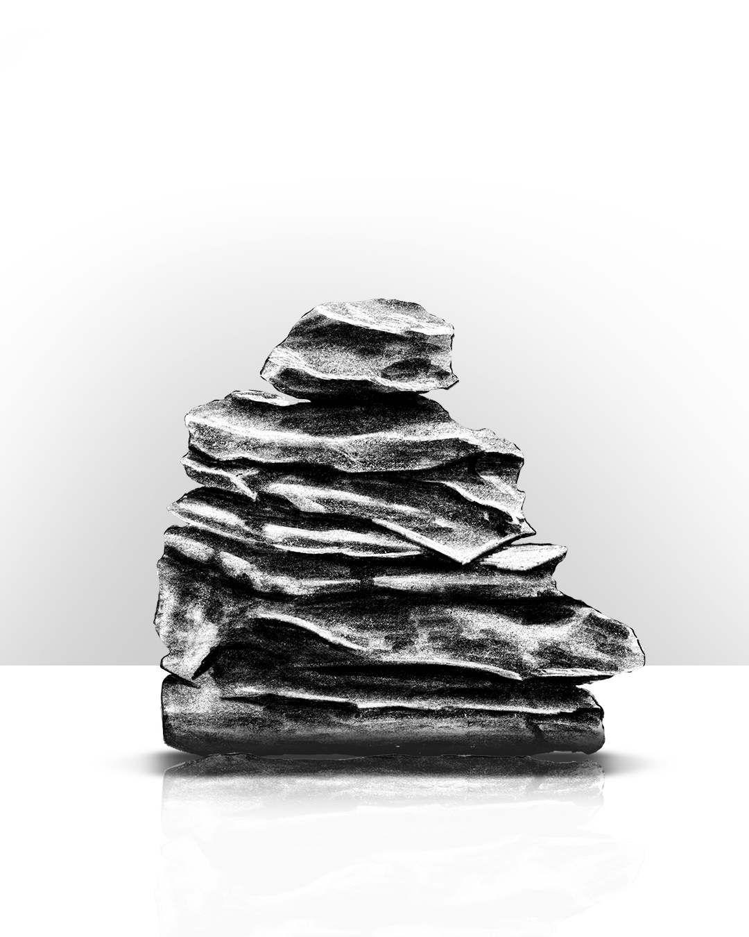 Multilayer Stone Illustration